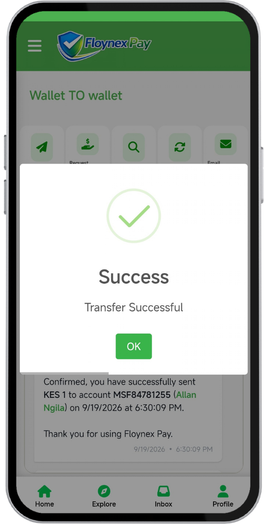 Step 3 - W2W 7: Success Confirmation